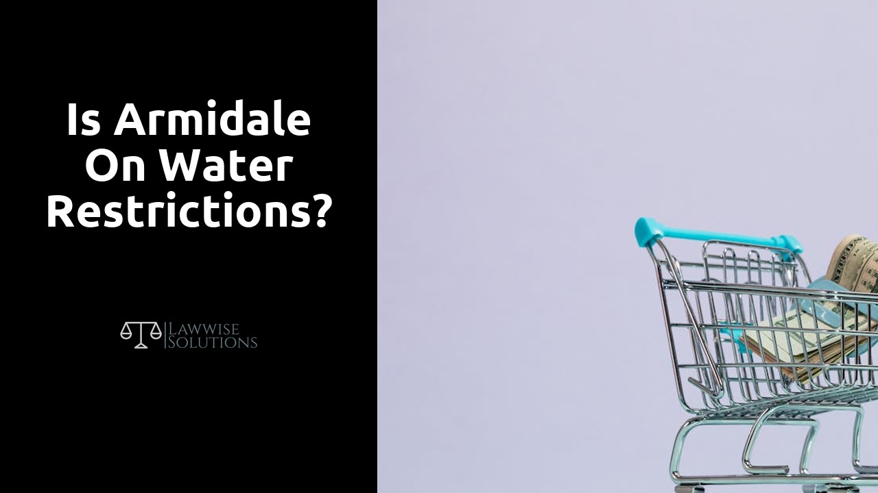 Is Armidale on water restrictions?