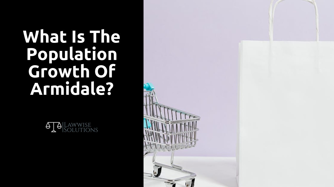 What is the population growth of Armidale?